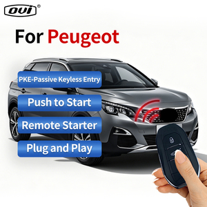 Système d'alarme de voiture OVI, <span class=keywords><strong>kit</strong></span> de démarrage à distance, <span class=keywords><strong>kit</strong></span> de démarrage par bouton PKE, système de démarrage intelligent, plug and play pour <span class=keywords><strong>Peugeot</strong></span> 301 308 408 - Product Image 2
