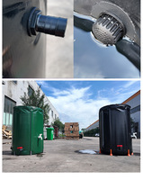 IBC TOTE PVC Falt schaufel Garten Regen fass Lagerung Liter Regenwasser tank Lagerung zu verkaufen