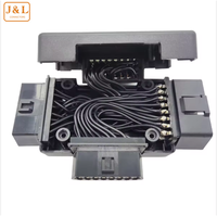 Conector macho OBD2 OBD II de 16 pines a 3 enchufe hembra adaptador OBD 1 a 3 convertidor divisor de Cable OBD Cables de diagnóstico profesional