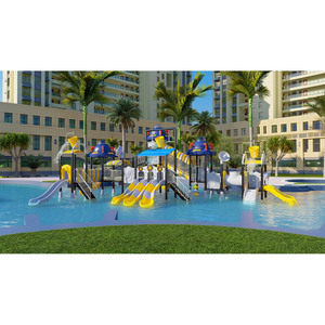 Toboggan aquatique en plastique et métal <span class=keywords><strong>de</strong></span> haute qualité pour usage commercial extérieur, équipement <span class=keywords><strong>de</strong></span> parc aquatique pour enfants - Product Image 2