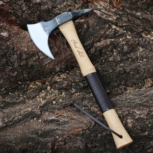 Nuovo stile di falco Nail axe con custodia in pelle e manico in <span class=keywords><strong>noce</strong></span>, portatile campeggio Bushcraft ascia in <span class=keywords><strong>legno</strong></span>, accetta logo personalizzato - Product Image 2