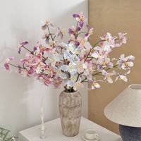 Arche florale de mariage à 9 têtes en soie artificielle style japonais pour salles de cérémonie à haut plafond