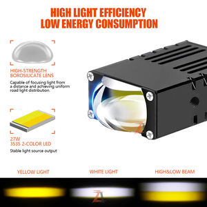 미니 25W 24V 48V Zdu39 차량용 드라이빙 스포트라이트 안개등 프로젝터 자동차 스포트라이트 LED 그릴 라이트 - Product Image 3