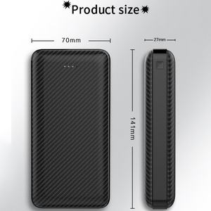 Cargador de Teléfono Portátil Personalizado M-Queen con Doble Puerto USB 5v2a, Batería Externa de 10000mah, Banco de Energía de 20000Mah - Product Image 4