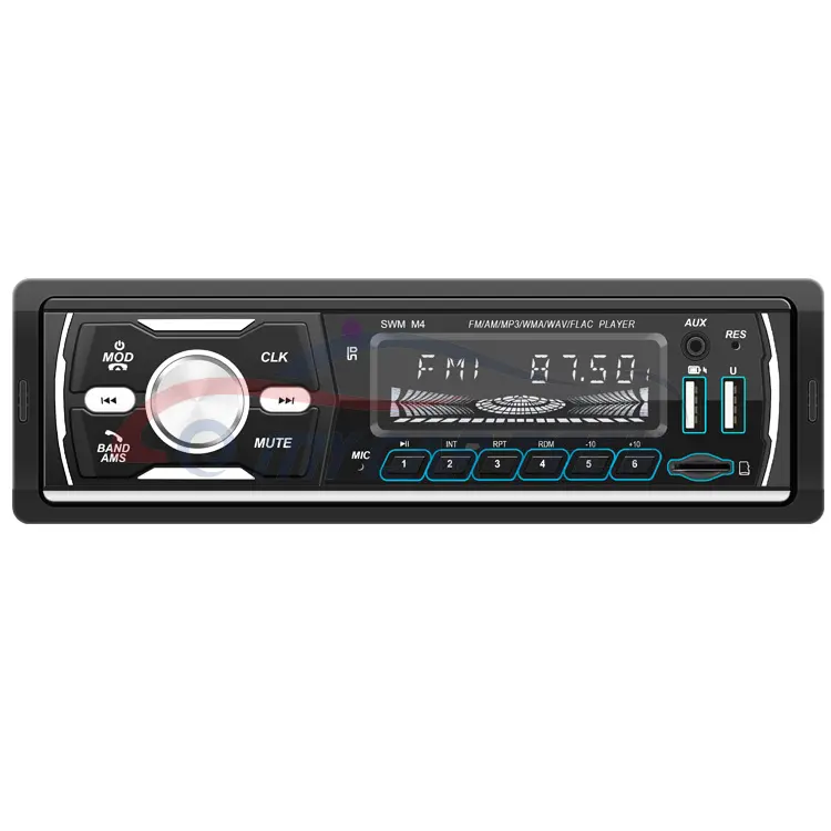 Автомобильный mp3-радиоплеер, приемник, стерео аудио In-dash AM Fm Aux вход Sd 2 Usb RDS DAB + DAB радио