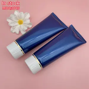 15ml 20ml 30ml 50ml 80ml 100ml 120ml 150ml En Plastique Vide Crème Pour les Mains Doux Bleu Perle Tube 50ml Presser Cosmétique Emballage Tubes