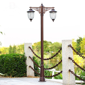 Lampadaire de cour à usage domestique, style chinois, 220V, LED extérieur étanche IP65, nouveau modè<span class=keywords><strong>le</strong></span> pour villa rurale, lumière ultra-lumineuse de 3 mètres - Product Image 3