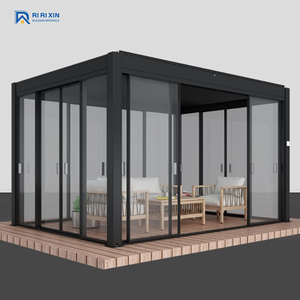 Veranda da Giardino con Vetro Temperato Basso Emissivo Piccola Casetta Luminosa per Esterni per Villa - Product Image 4