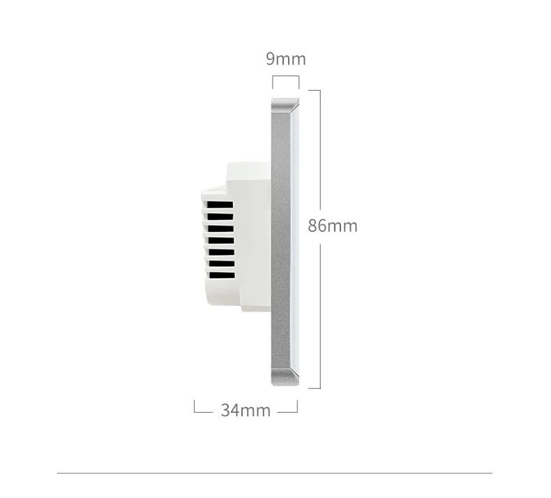 smart life App tuya zigbee 3.0 light switch Amazon Alexa UK standard 86 Touch switch smart thing wall touch light switch