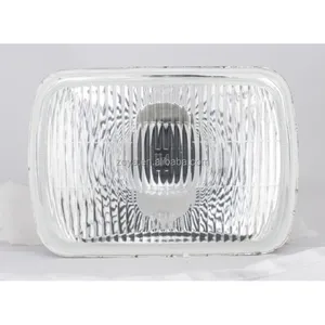 AUTO SPARE PARTS 7 INCH SQUARE HALOGEN SEMI-SEALED BEAM LAMP H4 12V 60/55W OR 24V 100/90W CAR HEADLIGHT