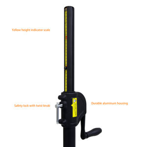 Poteau de montage de haut-parleur à poignée pliable de haute qualité WP-164B-3 avec filetage de montage M20 - Product Image 5