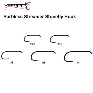 Hameçons de pêche à la mouche sans ardillon en gros, hameçons ultra-affûtés pour la fabrication de mouches Streamer <span class=keywords><strong>Stonefly</strong></span>, hameçons pour la fabrication de mouches Wooly Bugger - Product Image 2