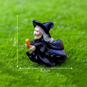 Statuetta in Resina 3D Dipinta a Mano, Micro Paesaggio Artistico, Animale Carino, Cartone Animato, Religioso, Halloween, Miniatura, Ornamento da Scrivania - Product Image 3