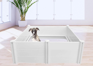 Lớn hộp PVC với lông bạn bè an toàn hàng rào nhựa Pet Dog Crate cho chó lớn Chiều cao có thể điều chỉnh cửa birthing Nguồn cung cấp - Product Image 3