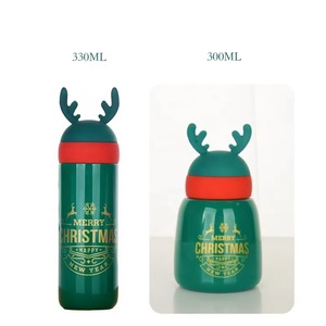Taza de Café Navideña de Acero Inoxidable de 300 ml con Tapa, Aislamiento Térmico de 12-24 Horas, Ecológica, Portátil, con Logotipo Personalizado, Regalo de Navidad - Product Image 3