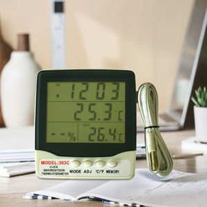 AT-303C trong nhà/ngoài trời Nhiệt kế ẩm kế và Đồng Hồ Nhiệt Độ thiết yếu dụng cụ cho nhà và vườn sử dụng - Product Image 5