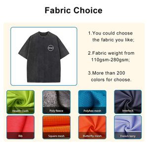 Camisetas de Hombre Extra Grandes con Logotipo Personalizado OME, Lavadas al Ácido, Estilo Vintage, 100% Algodón, Transpirables, para Hombre - Product Image 2