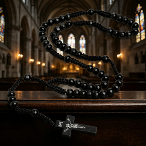 Rosarios de la Legión María para mujer, caja de rosarios al por mayor, collar de oración verde, mini rosario que brilla en la oscuridad, cuentas de rosario religiosas al por mayor, católicas - Product Image 2