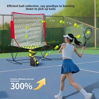 Machine de padel intelligente américaine à service automatique pour entraînement individuel, lanceur de balles télécommandé par application pour le tennis et le pickleball avec filet