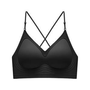 Fondotinta liquido reggiseni senza cuciture <span class=keywords><strong>Plus</strong></span> Size Push up mutandina biancheria intima comoda reggiseno Wireless traspirante per donna - Product Image 6