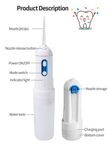 Buen diseño <span class=keywords><strong>irrigador</strong></span> oral <span class=keywords><strong>dental</strong></span> <span class=keywords><strong>dental</strong></span> Flosser del agua para el <span class=keywords><strong>viaje</strong></span> - Product Image 5