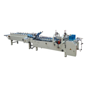 ZH-800 tự động gấp dán dán Máy Bìa Giấy Thẳng thư mục tự động <span class=keywords><strong>gluer</strong></span> hộp máy làm - Product Image 1