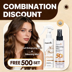 Set de Protección Térmica para el Cabello Rizado, Bruma para Mejorar el Rizo Sin Frizz, Descuento Combinado, Set de Regalo Gratis - Product Image 3