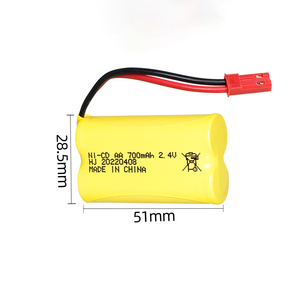 Coche eléctrico recargable <span class=keywords><strong>de</strong></span> níquel-<span class=keywords><strong>cadmio</strong></span>, juguete <span class=keywords><strong>de</strong></span> trenes con batería aa, 2,4 V, NI-CD, 700 mah - Product Image 6