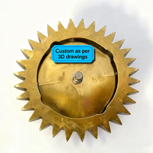 Pièces de moteur d'excavatrice de haute qualité usinées CNC et par électroérosion à fil, fabriquées en Chine, anodisées dans toutes les couleurs - Product Image 3