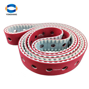 T10 L cao su màu đỏ Vòng PU Đồng bộ thời gian thắt lưng với lỗ tùy chỉnh OEM hỗ trợ - Product Image 5