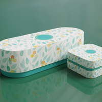 Boîte cadeau en chocolat rigide de luxe personnalisée avec ruban et insert à 4 compartiments, boîte d'emballage pour bonbons floraux