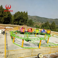 Manège Escargot Rotatif pour Enfants, pour Parcs d'Attractions, Fêtes Foraines et Centres Commerciaux