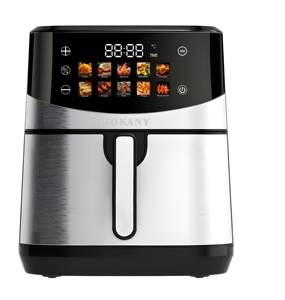 Freidora de Aire Digital de Acero Inoxidable Sokany de 13L para Uso Doméstico, Freidora sin Aceite, Freidora de Aire Inteligente de 14.5 Litros con Pantalla LCD a Color - Product Image 2