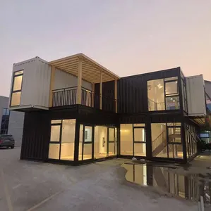 Toptan özelleştirilmiş yeni tasarım modern 20 30 40 ayak yalıtımlı kargo konteyneri yaşanabilir ev prefabrik stüdyo döken evler kanada