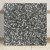 600x600 Carreaux d'accent floral en terrazzo antidérapants Petits carreaux floraux de couleur pour salles de bain Balcons Internet Famous Floor Design