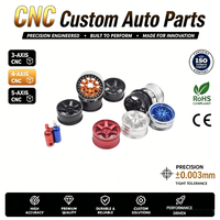 Pièces de rechange pour gong, usinées CNC, modèle 3D, moyeu de roue pour véhicule à quatre roues motrices, usinage aluminium, cuivre, acier inoxydable