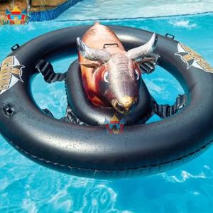 Taureau mécanique gonflable avec tapis de sécurité, aire de jeux de carnaval commerciale pour la location de fêtes et les divertissements en plein air - Product Image 5