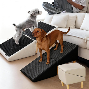 Escaliers <span class=keywords><strong>pour</strong></span> animaux de compagnie de luxe modernes et solides, rampes <span class=keywords><strong>pour</strong></span> chiens et chats <span class=keywords><strong>âgé</strong></span>s, marches pliables antidérapantes <span class=keywords><strong>pour</strong></span> animaux, échelles d'escalade <span class=keywords><strong>pour</strong></span> petits chiens - Product Image 3