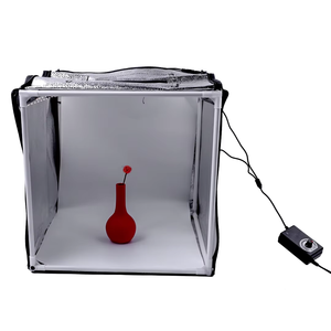 <span class=keywords><strong>Caja</strong></span> de iluminación de estudio fotográfico LED portátil de 60CM, <span class=keywords><strong>caja</strong></span> de fotos portátil, 3 colores para joyería, vídeo, fotografía, tela de aluminio hecha por USB - Product Image 5