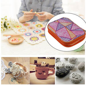 Kit de <span class=keywords><strong>agujas</strong></span> de <span class=keywords><strong>tulip</strong></span>án de ganchillo, herramientas de costura, soporte de gancho de ganchillo cómodo, juego de ganchos de ganchillo de trébol suave con mango ergonómico - Product Image 5