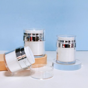 Pot cosmétique sans air en acrylique avec pompe, 15g, 30g, 50g, 100g - Product Image 6