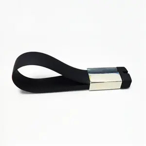 La chiavetta Usb del braccialetto del braccialetto del Silicone su ordinazione impermeabile all'ingrosso guida la penna di gomma piacevole
