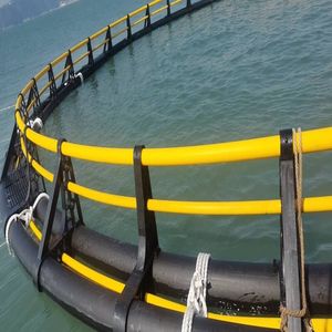 กระชังเลี้ยงปลา HDPE แบบวงกลมสำหรับการเพาะเลี้ยงสัตว์น้ำนอกชายฝั่ง กระชังปลาลอยน้ำสำหรับการเพาะพันธุ์ในทะเล - Product Image 2