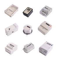 Placa de panel eléctrico de plástico IP 43, caja electrónica personalizada en el extranjero, caja de medidor monofásico de posición de medidor único