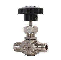 Furui-Mini vanne à aiguille à filetage mâle forgée, avec capot intégral, alimentation manuelle, instrumentation de gaz naturel