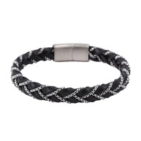 Bracelet unisexe classique en acier inoxydable plaqué or 18 carats, best-seller transfrontalier Europe États-Unis, nouveauté