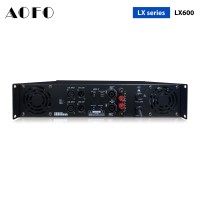 LX600 Çift Kanallı 600W H Sınıfı Profesyonel Ses Güç Amplifikatörü Yüksek Çıkışlı Amfi, PA Hoparlör Subwoofer Sahne Sesi için