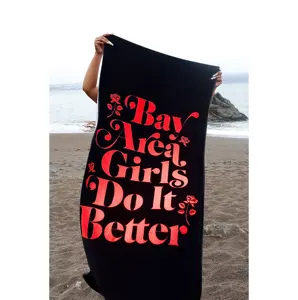 Groothandel Designer Patroon 100% Katoen Zachte Zee Zwembad Zwemmen Snel Droog Op Maat Voor Volwassenen Bedrukt Strand Katoenen Handdoek