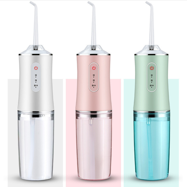 Cordless Water Flosser Smart Pressure Oral Irrigator For Braces with 3 Cleaning Modes