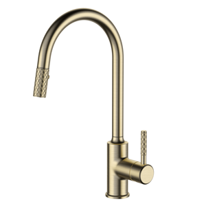 Robinet de cuisine moderne flexible à douchette extractible en laiton, monocommande, à poser sur comptoir, garantie 5 ans, certifié NSF Koala - Product Image 6
